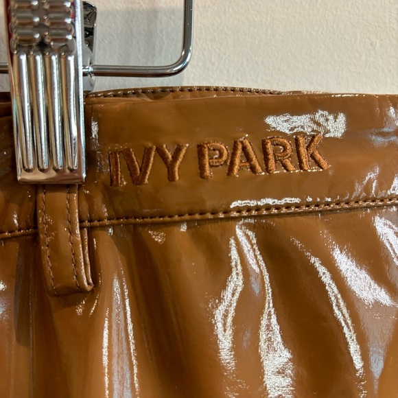 ADIDAS + IVY PARK Sz XL Latex Slim Fit Zipper No Pockets Unique Trouser  Pants - Picture 5 of 14